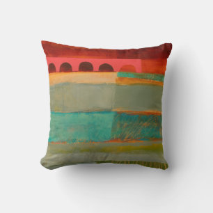 Abstract Elegant mixed Colourful painting pattern Cushion