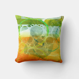 Abstract Elegant mixed Colourful painting pattern Cushion