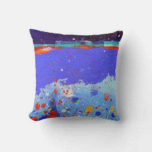 Abstract Elegant mixed Colourful painting pattern  Cushion