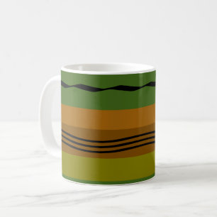 Abstract elegant modern geometric pattern coffee mug
