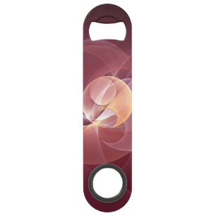 Abstract Elegant Modern Wine Red Fractal Art