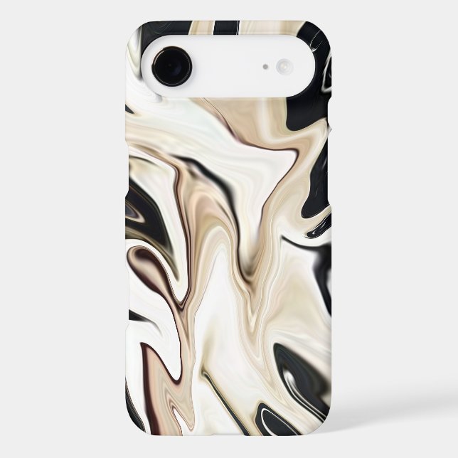 Abstract elegant retro colours digital fluid  Case-Mate iPhone case (Back)
