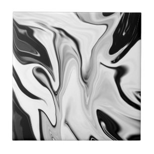 Abstract elegant retro colours digital fluid ceramic tile