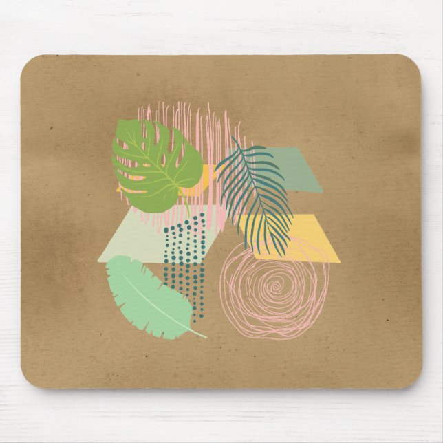 Abstract Elements of Nature  Mouse Pad (Front)