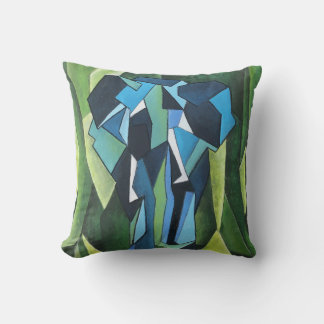 Abstract Elephant Cushion