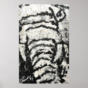 Abstract Elephant Poster