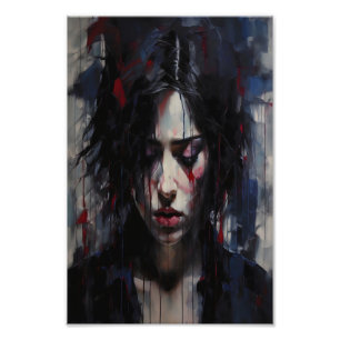 Abstract Emotional Portrait Contemporary Art Photo Print