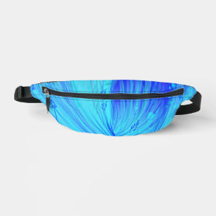 Abstract Enchanted Garden Blue Bum Bags
