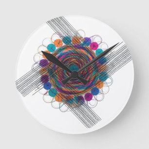 Abstract Energy Burst – Modern Artistic Wall Clock
