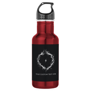 Abstract Energy Circle – Customisable Text 532 Ml Water Bottle