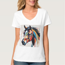 Abstract Equestrian Horse Mustang Pony Bronco Colt