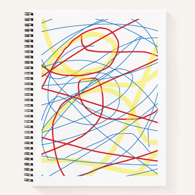 "Abstract Essence: A Planner Full of Colour" Notebook (Front)