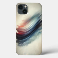 Abstract Ethereal Feather Phone Case - Minimalist