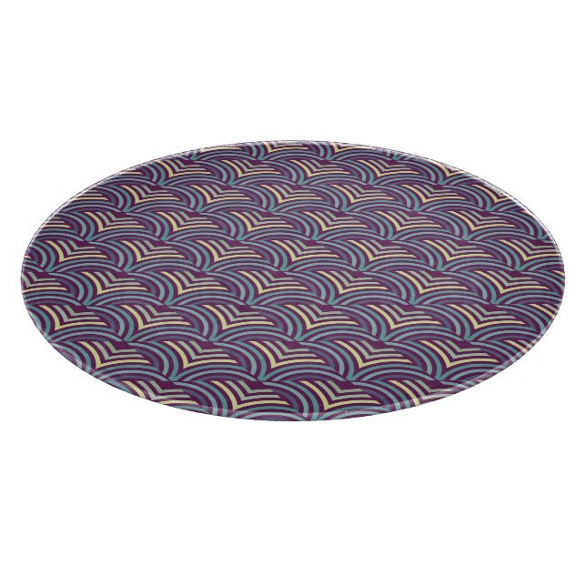 Abstract ethnic background 2 cutting board (Corner)