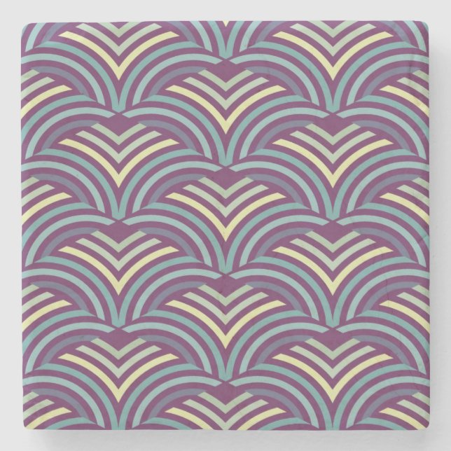 Abstract ethnic background 2 stone coaster (Front)