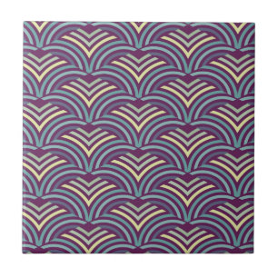 Abstract ethnic background ceramic tile