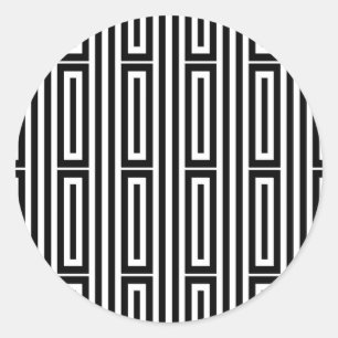 Abstract ethnic background classic round sticker