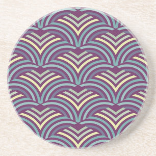 Abstract ethnic background coaster
