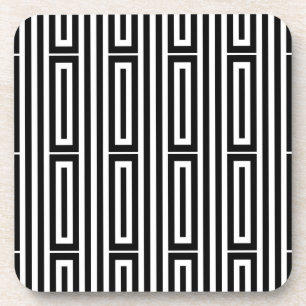 Abstract ethnic background coaster