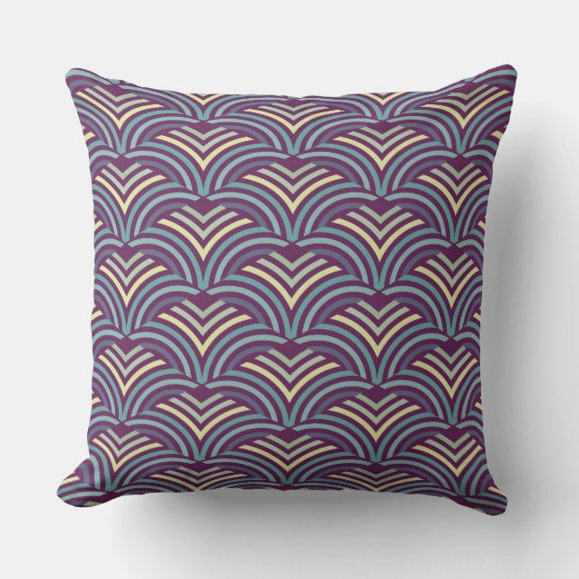 Abstract ethnic background cushion (Front)