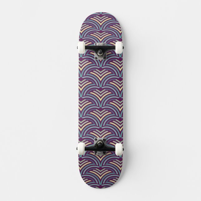 Abstract ethnic background skateboard (Front)