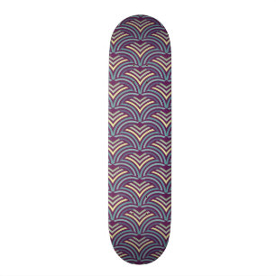 Abstract ethnic background skateboard