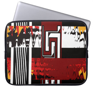 Abstract , ethnic, creative laptop sleeve