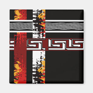 Abstract , ethnic, creative magnet