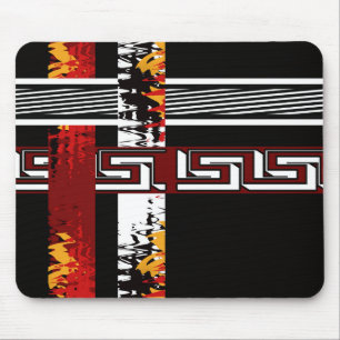 Abstract , ethnic, creative mouse pad