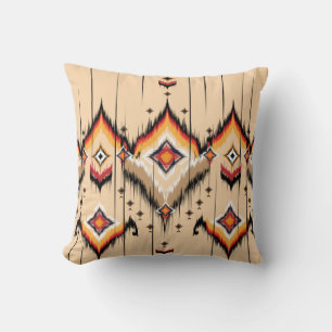 Abstract ethnic geometric pattern design, illustra cushion
