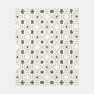 Abstract ethnic geometric patterns design backgrou fleece blanket