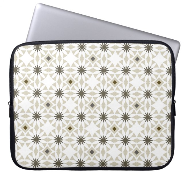 Abstract ethnic geometric patterns design backgrou laptop sleeve (Front)