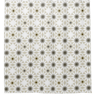 Abstract ethnic geometric patterns design backgrou shower curtain