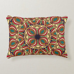 Abstract Ethnic Ornate Backgroundabstract, Decorative Cushion