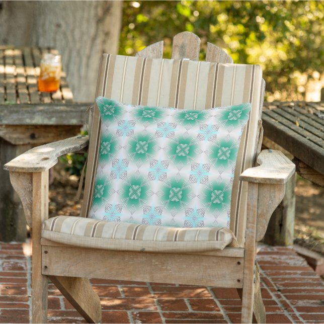 abstract ethnic pattern cushion (Chair)