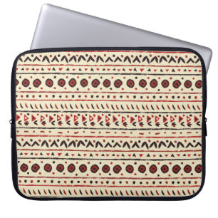 Abstract ethnic seamless pattern laptop sleeve