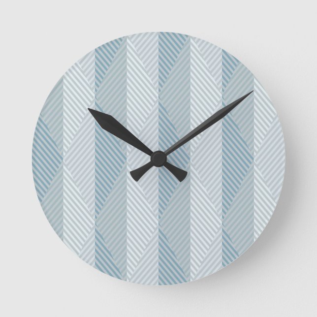 Abstract ethnic vector background round clock (Front)