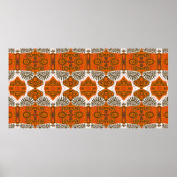Abstract Ethnic vintage Seamless Pattern. Trendy b