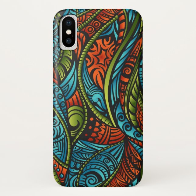 Abstract ethnic wallpaper Case-Mate iPhone case (Back)