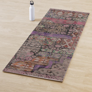Abstract Ethno Pattern - Folklore Art 1+2 Yoga Mat