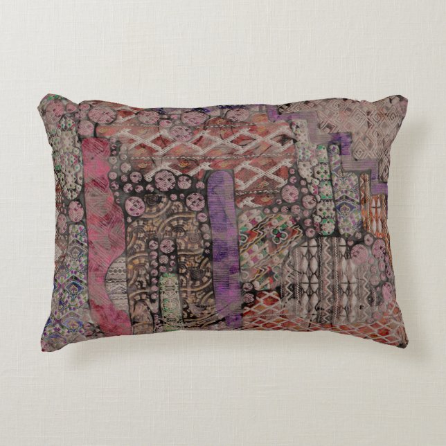 Abstract Ethno Pattern - Folklore Art 1 Decorative Cushion (Front)
