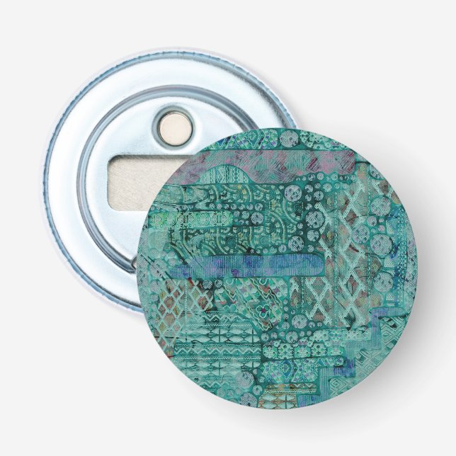 Abstract Ethno Pattern - Folklore Art 2 Bottle Opener (Front)