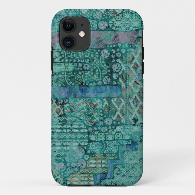 Abstract Ethno Pattern - Folklore Art 2 Case-Mate iPhone Case (Back)