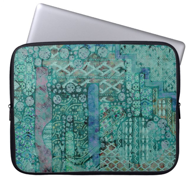 Abstract Ethno Pattern - Folklore Art 2 Laptop Sleeve (Front)