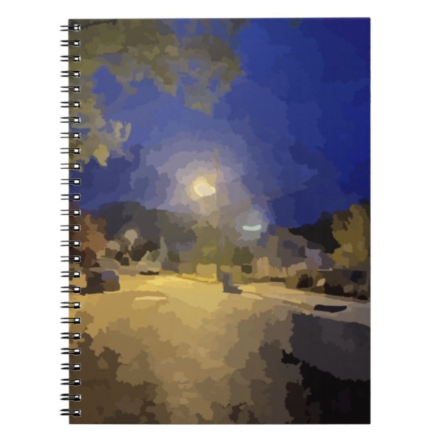 Abstract Evening Notebook (Front)