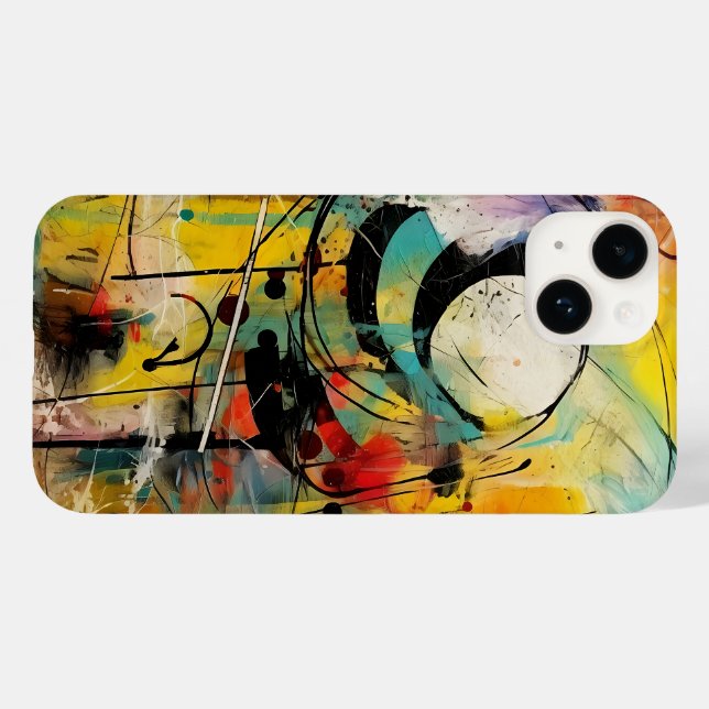 Abstract explosion of vibrant colours and dynamic  Case-Mate iPhone case (Back (Horizontal))