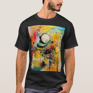 Abstract explosion of vibrant colours and dynamic T-Shirt