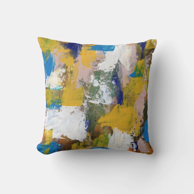 Abstract Expression #11 by Michael Moffa Cushion (Front)