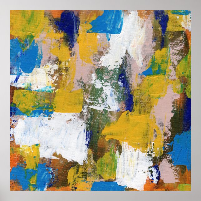 Abstract Expression #11 by Michael Moffa Poster (Front)