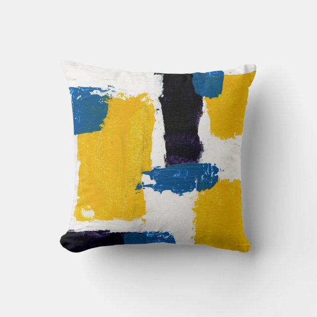 Abstract Expression #2 by Michael Moffa Cushion (Front)